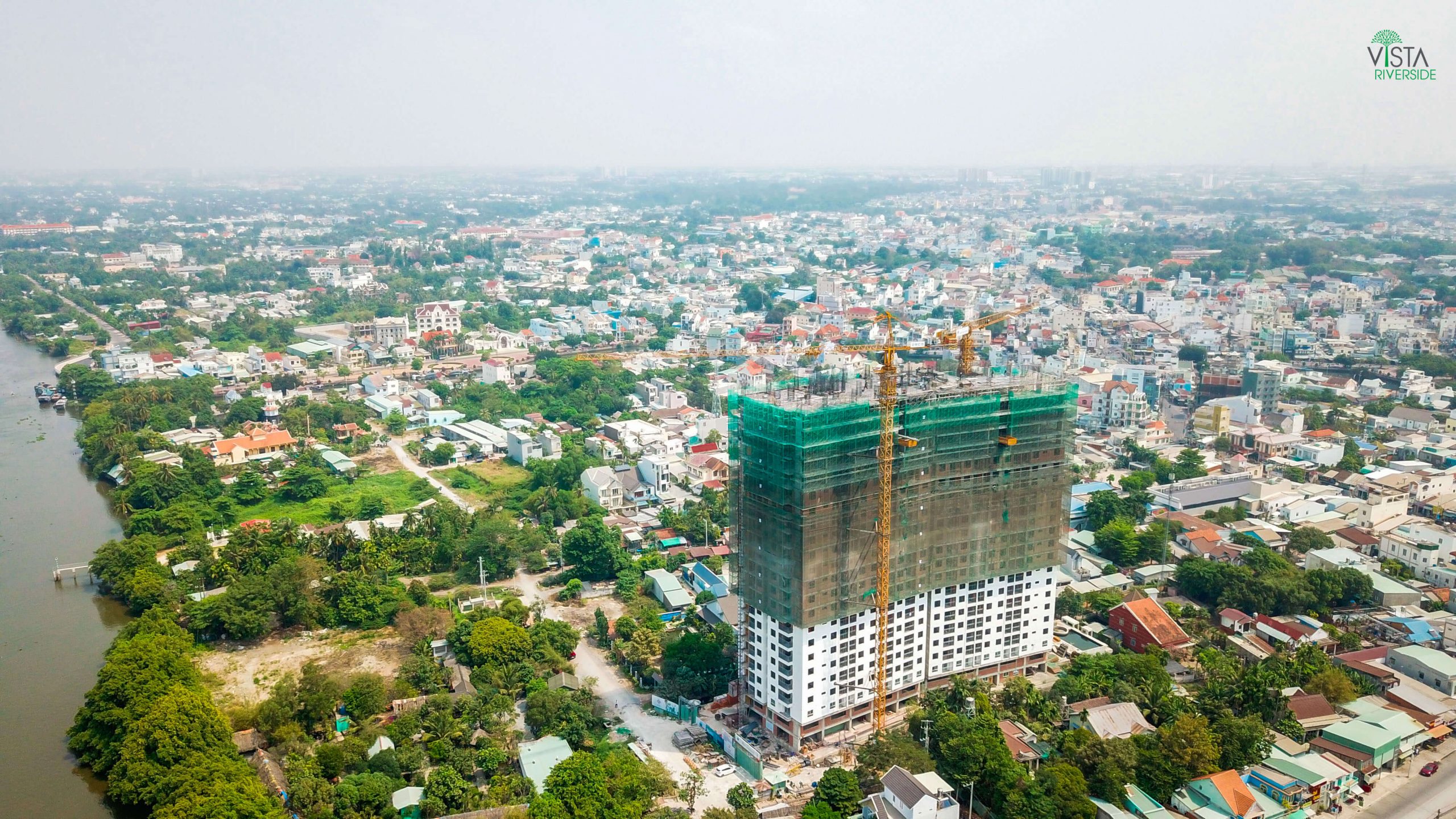 Có thể thấy sát bên dự án là Chợ Lái Thiêu, trung tâm hành chính TP Thuận An
